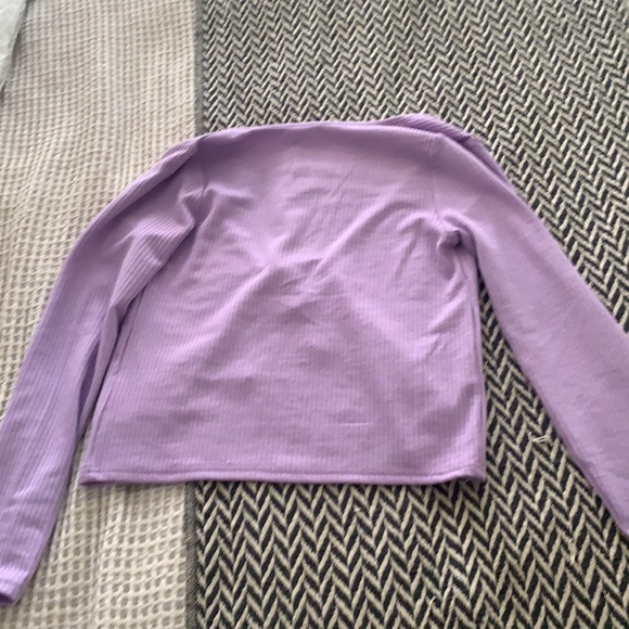 Purple Tie top - Picture 2 of 4